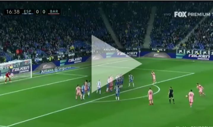 GENIALNY gol Leo Messiego z rzutu wolnego! [VIDEO]